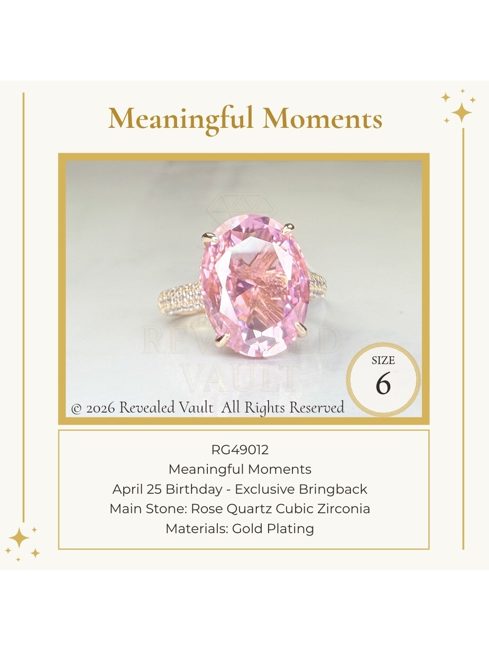 Meaningful Moments - Size 6 - OG
